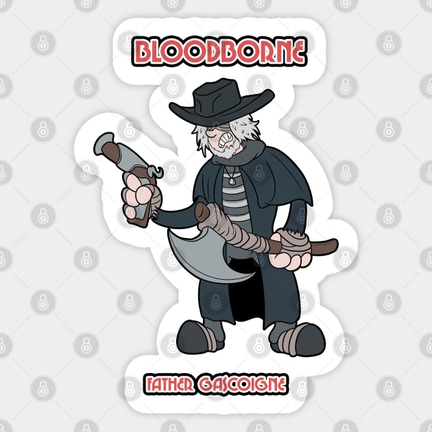 FATHER GASCOIGNE RUBBERHOSE Sticker by Mustakro